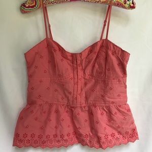 Women’s Coral Baby Doll Top